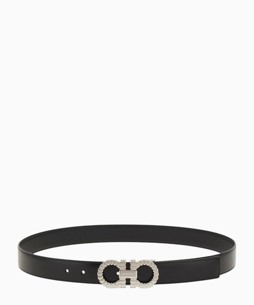 Reversible and adjustable Gancini belt