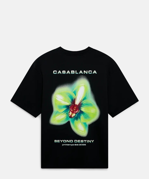Glitch Orchid bol biçimli T-shirt
