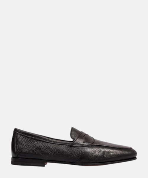 Leather loafers