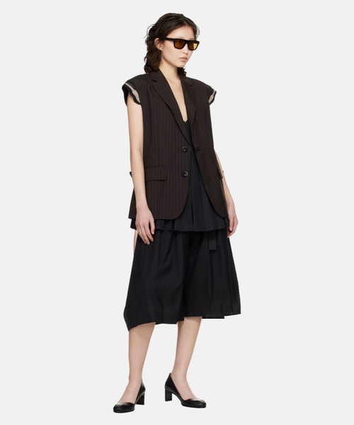 Chalk stripe vest | Emporium
