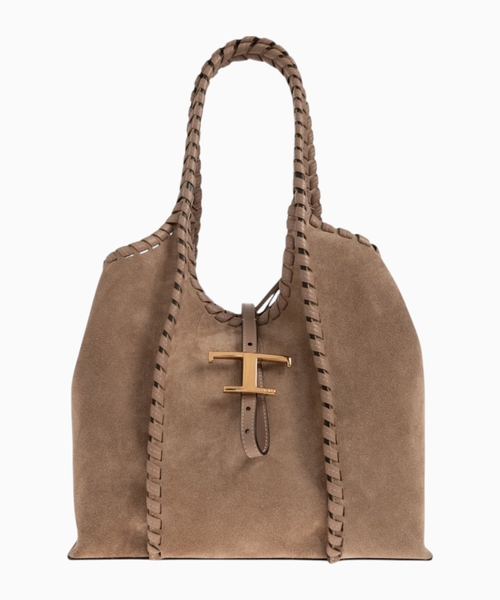 Leather shoulder bag