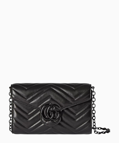 GG Marmont wallet on chain