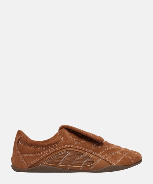 Kyler suede and mesh trainer