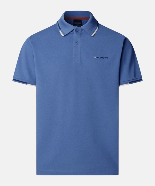 Classic fit short sleeve tipped polo