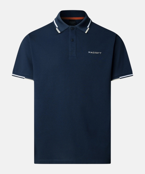 Classic fit short sleeve tipped polo