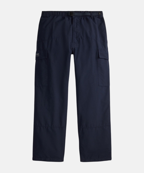 Relaxed fit twill cargo trousers