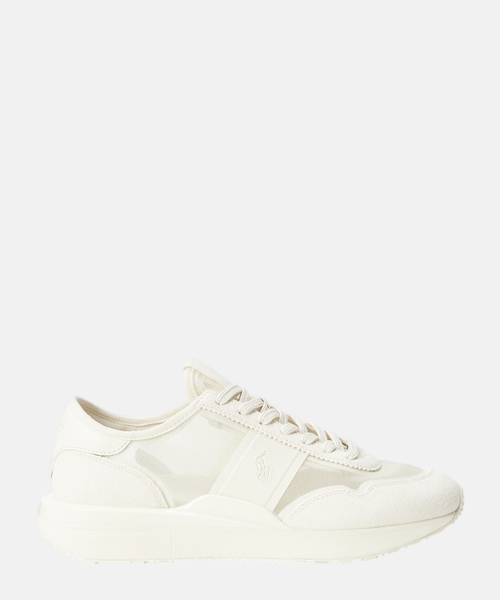 Train 89 mesh-suede trainer