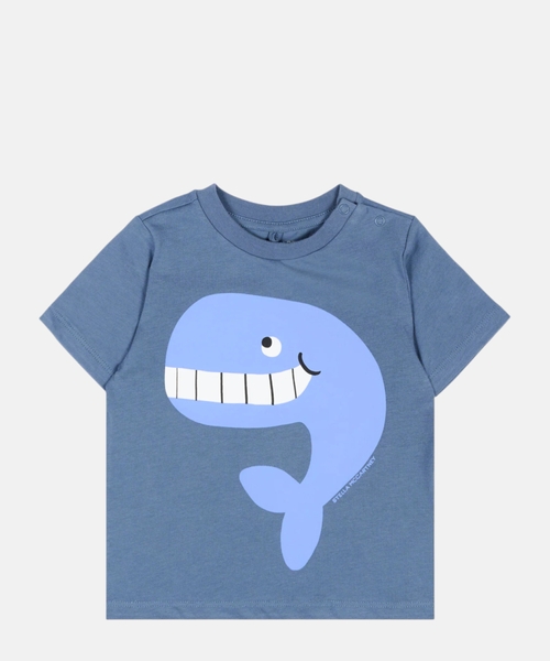 Balina printli T-shirt