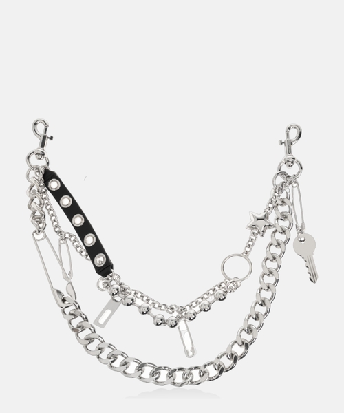 The Grommet Charm Chain shoulder strap