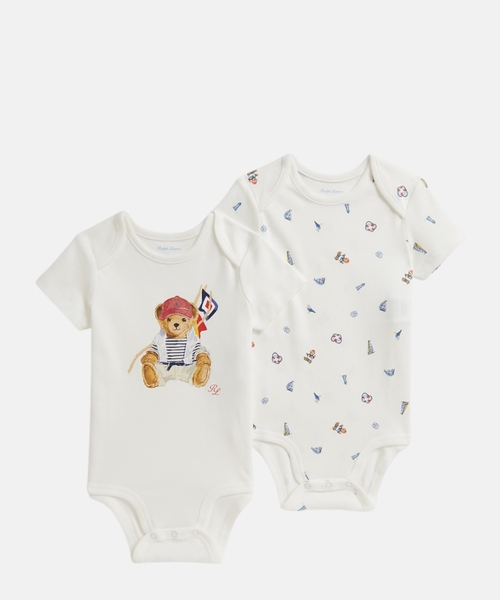 Боди Polo Bear из хлопка, 2 шт