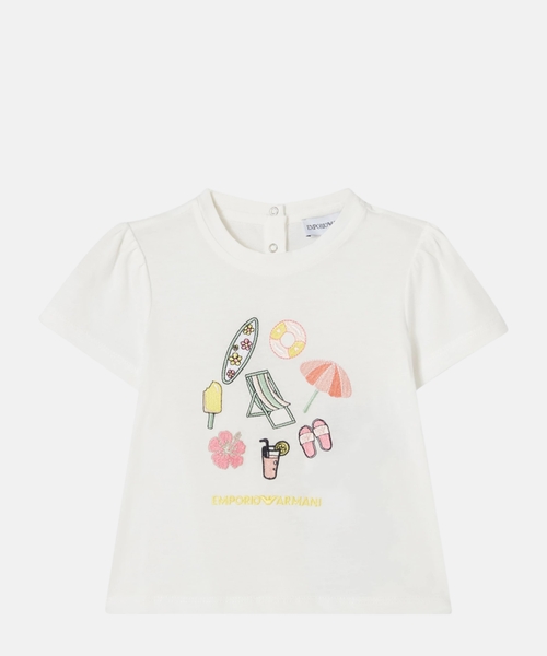 Jersey T-shirt with print