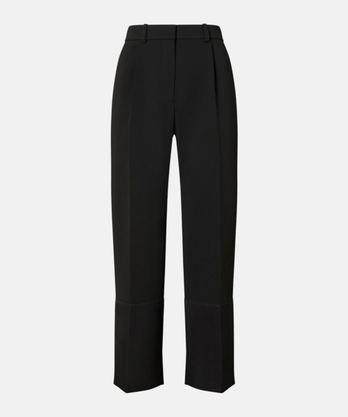 Cropped crepe pant