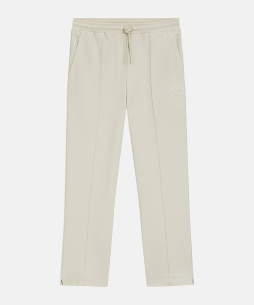 Cotton-blend tracksuit bottoms with tennis-themed logo