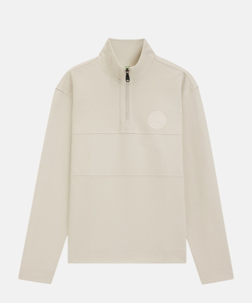 Cotton-blend sweatshirt with tennis-themed logo