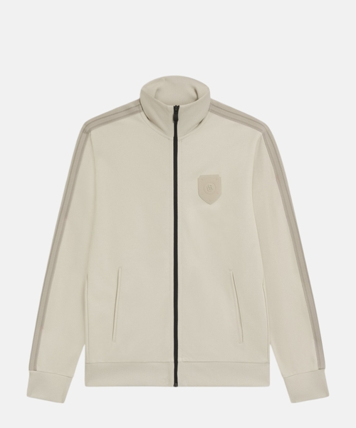 Crest-logo tracksuit jacket in a relaxed fit