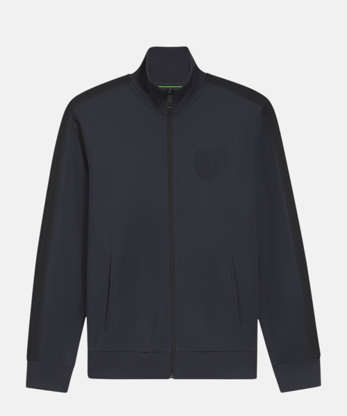 Crest-logo tracksuit jacket in a relaxed fit