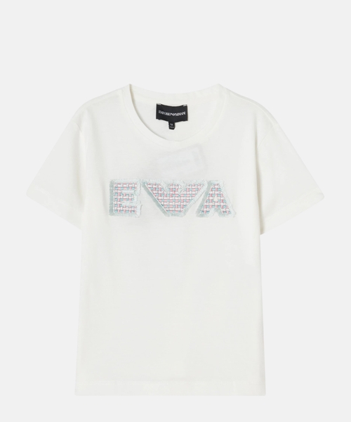 Cotton T-shirt with embroidered logo
