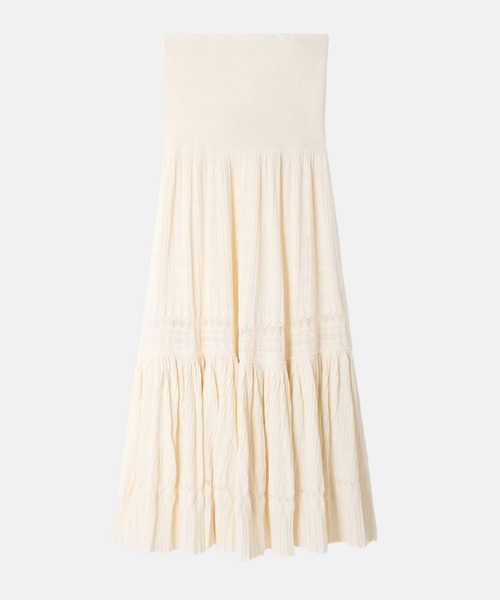 Maxi knit skirt