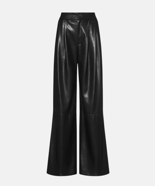 Pleat-front relaxed-fit trousers