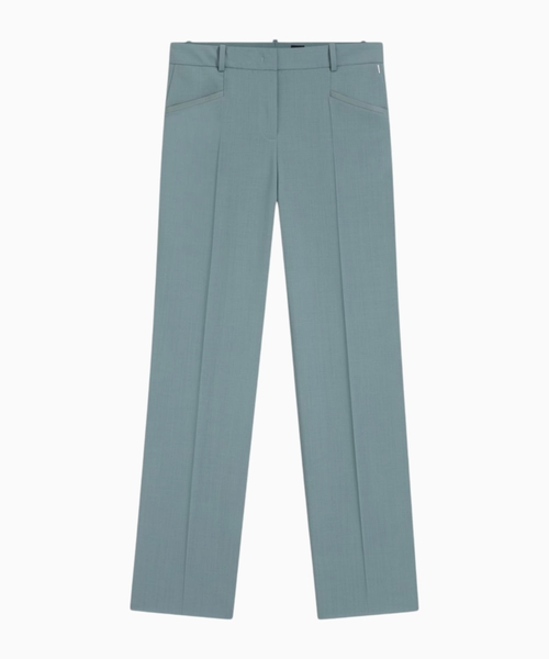 Regular-fit trousers in virgin wool