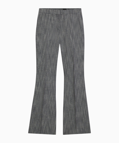 Trousers in melange