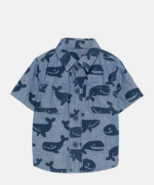 Printed cotton shirt