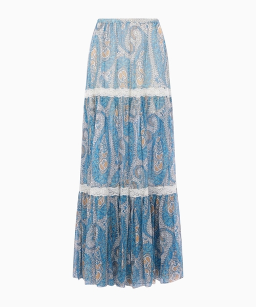Paisley maxi skirt