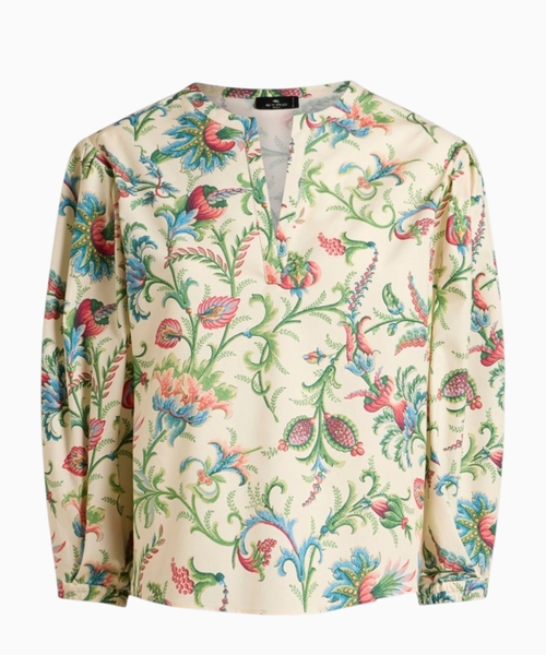 Çiçək printli top