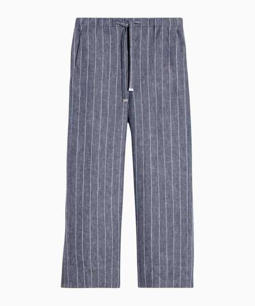 Cotton drawstring trousers