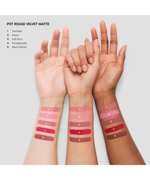Pot Rouge Velvet Matte blush for cheeks & lips - Soft Plum | Emporium