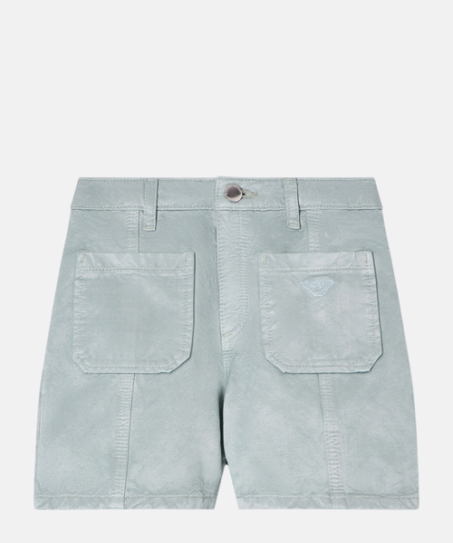 Linen-blend shorts