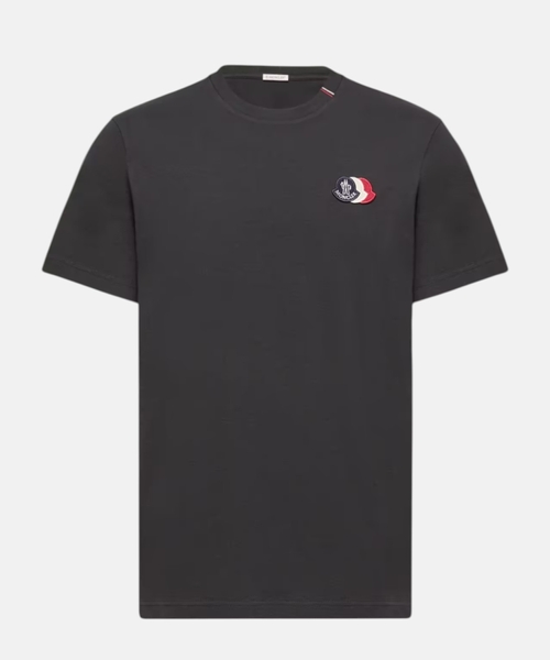 Loqo naxışlı pambıq T-shirt