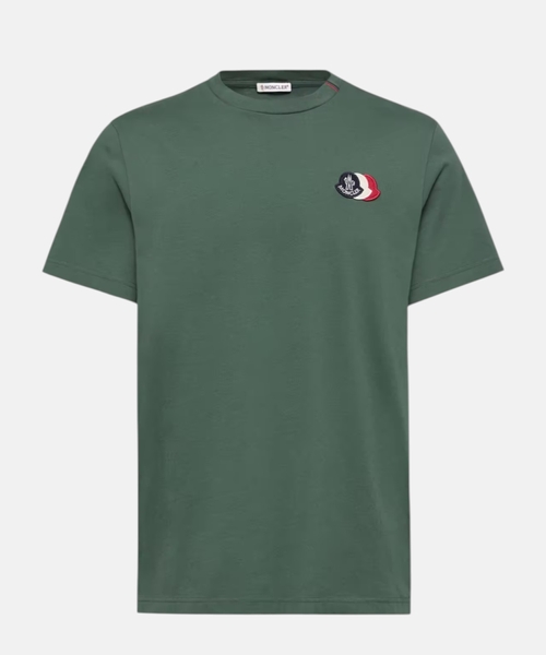 Embroidered logo cotton T-shirt
