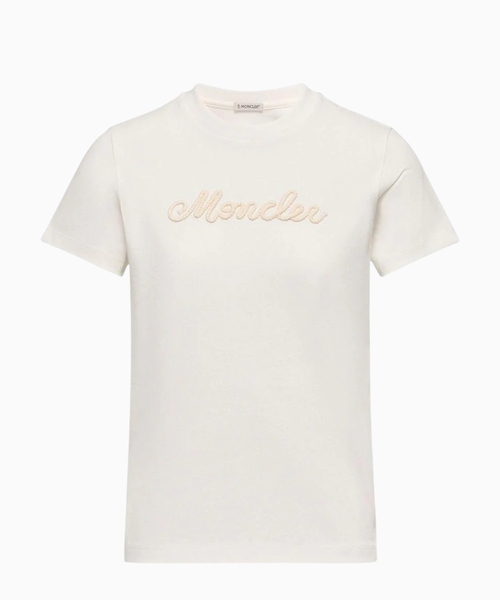 Loqo naxışlı pambıq T-shirt