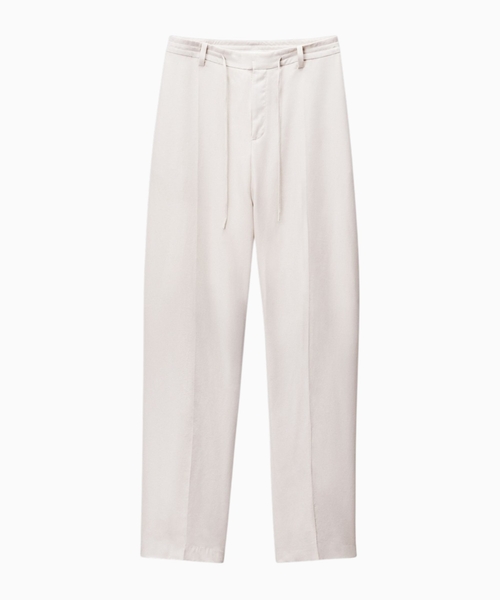 Drawcord tailored pants