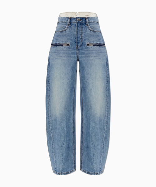 Silk brief float jean