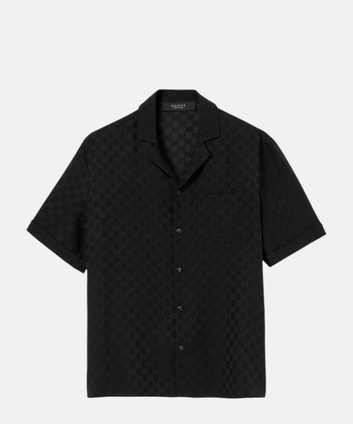 GG silk jacquard shirt