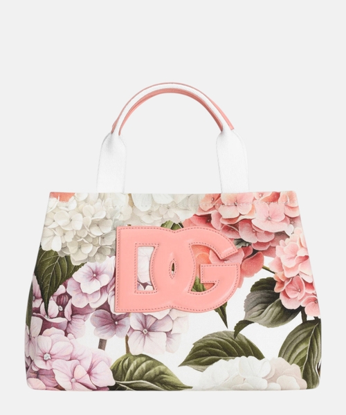 Hydrangeas-print bag