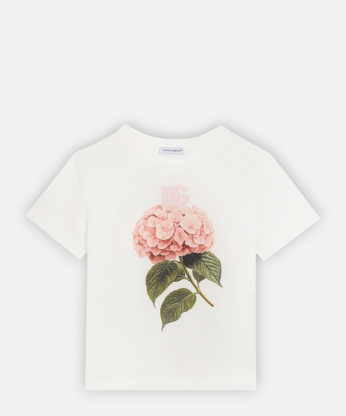 Jersey t-shirt with print and DG logo