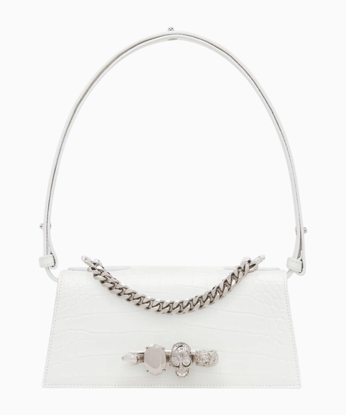 Jewelled shoulder mini bag