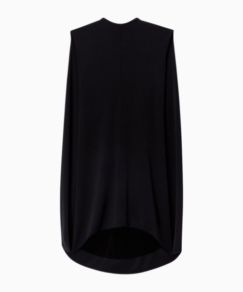 Drape back mini dress