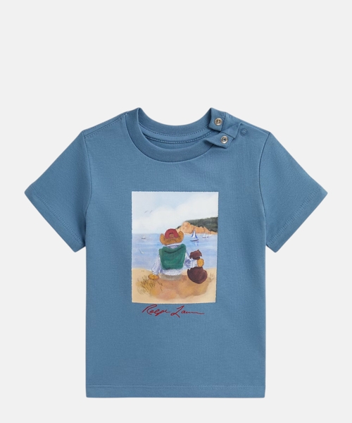 Polo Bear cotton jersey tee