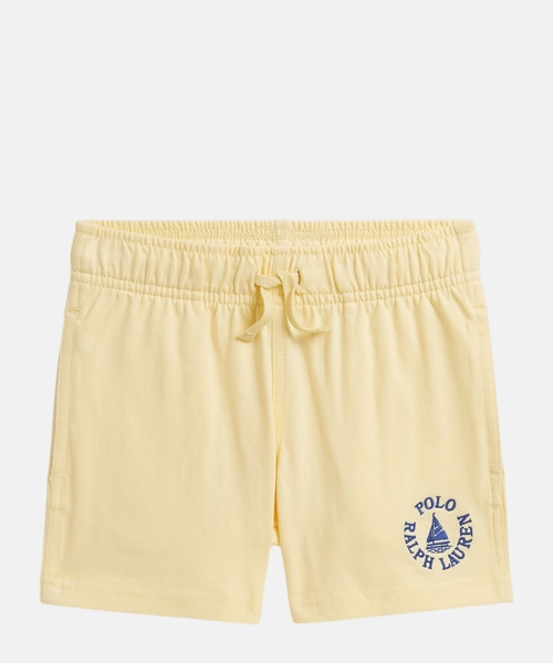 Logo cotton jersey shorts