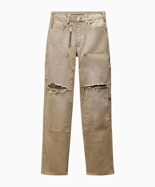 Zəncirli Carpenter denim şalvar