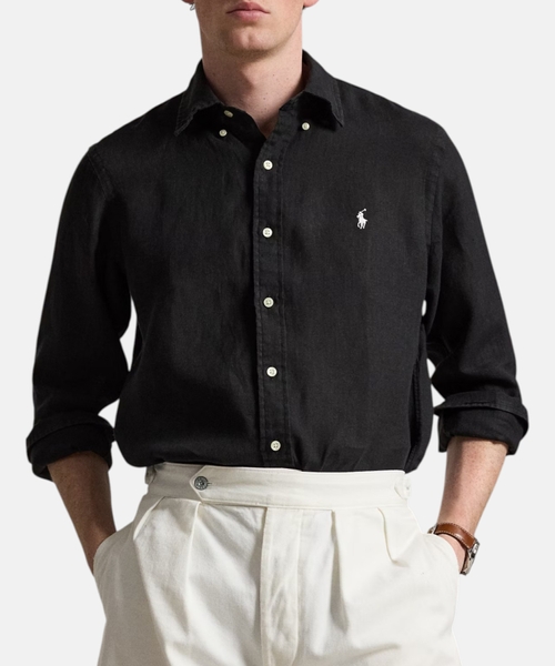 Custom-fit linen shirt