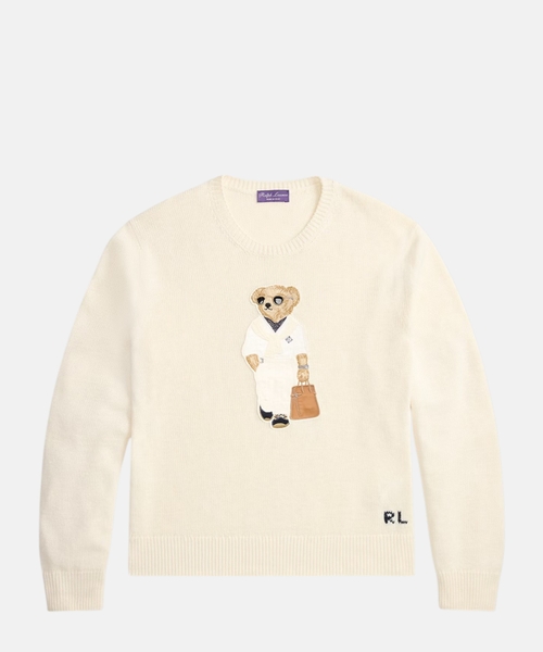 Джемпер Polo Bear из шелка и льна