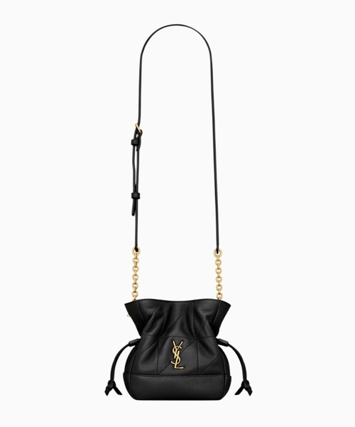Jamie mini shoulder pouch in lambskin