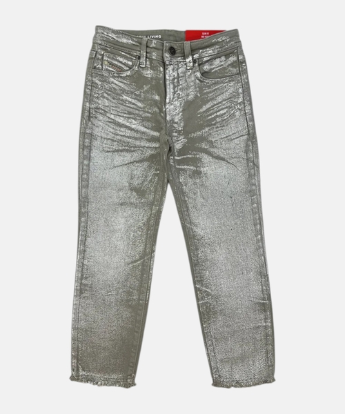 Straight-leg jeans