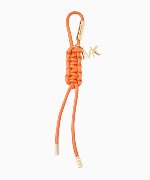 Braided cord bag charm