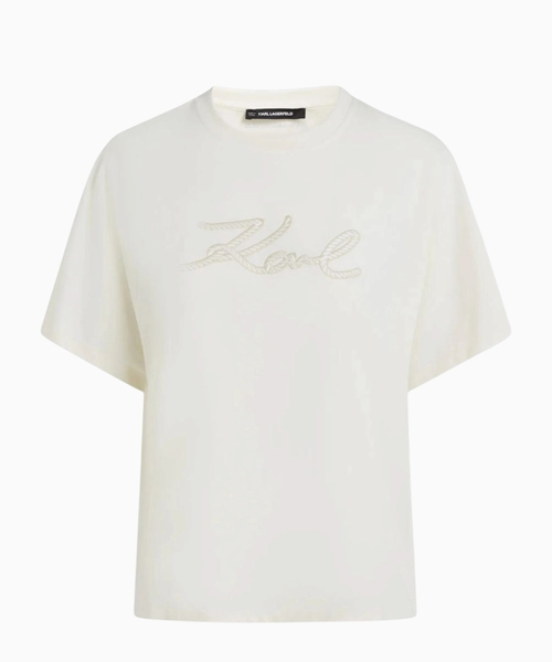 Signature rope detail T-shirt